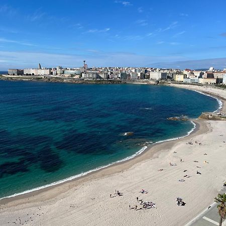 Primera Linea Playa Riazor A Coruna Exterior photo